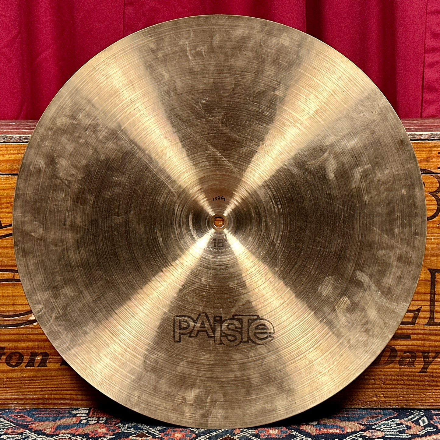 18” Paiste 1976 Black Label 2002 Crash Cymbal 1526g