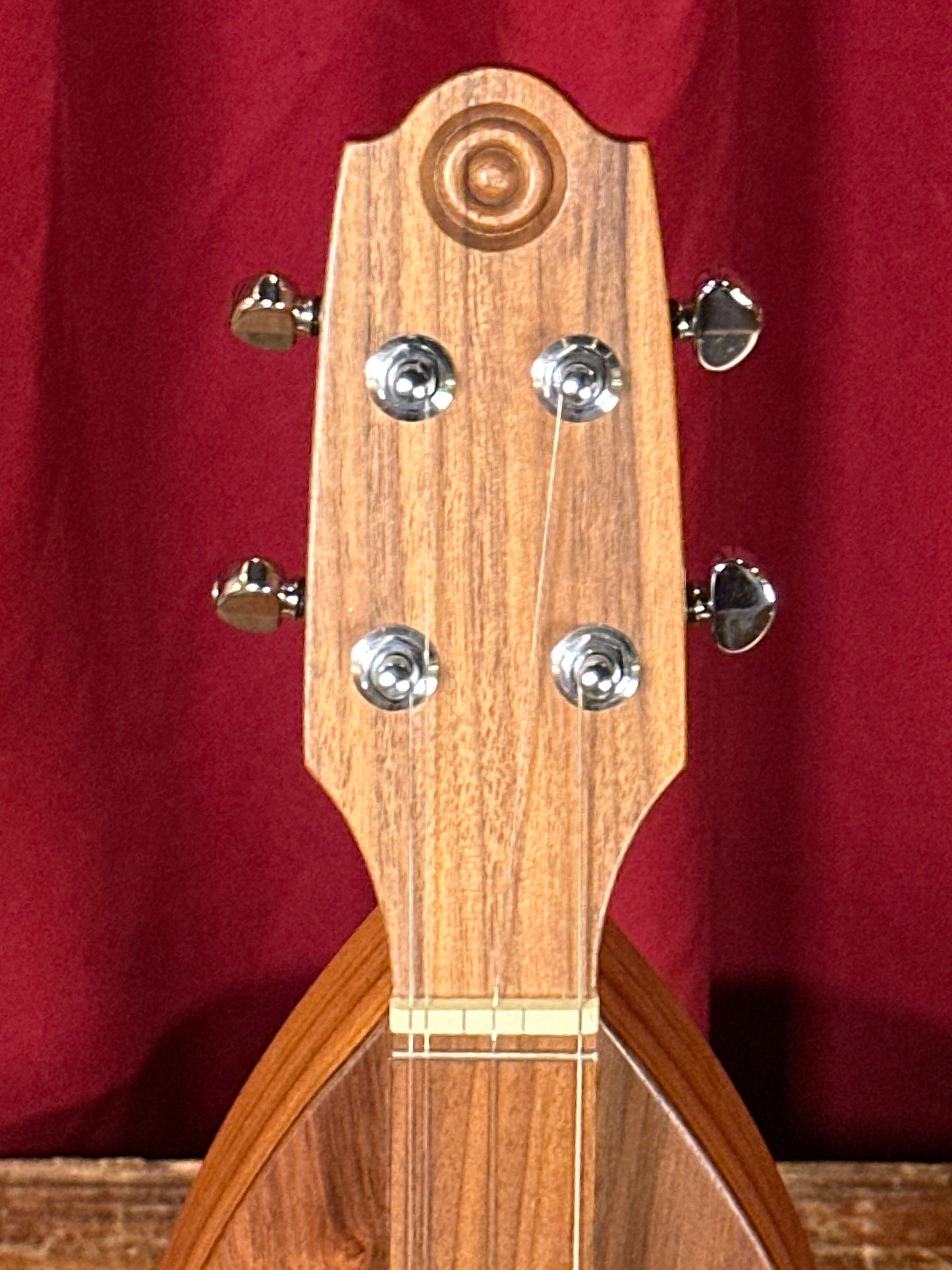 1991 McSpadden FM-12W Hourglass Mountain Dulcimer Walnut w/ OCBC