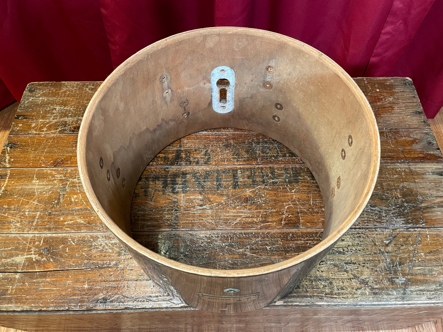 1971 Sonor Teardrop 8x12 Tom Shell Black Silver Speckle 30cm