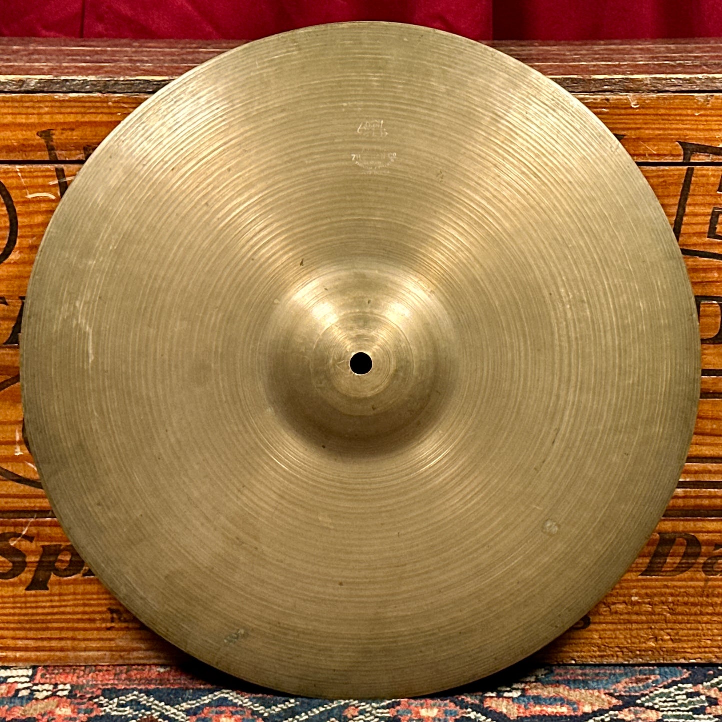 14" Zildjian A 1940s-1950s Trans Stamp Hi-Hat Cymbal Pair 648g/752g *Video Demo*