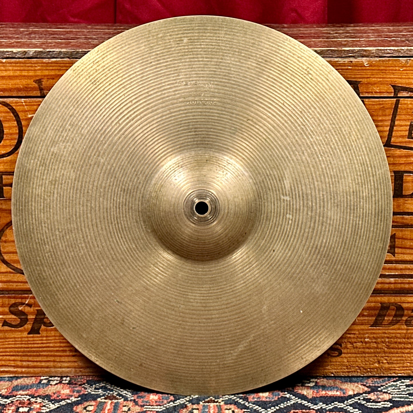 14" Paiste Formula 602 Pre-Serial 1960s Hi-Hat Cymbal Pair 840g/944g *Video Demo*