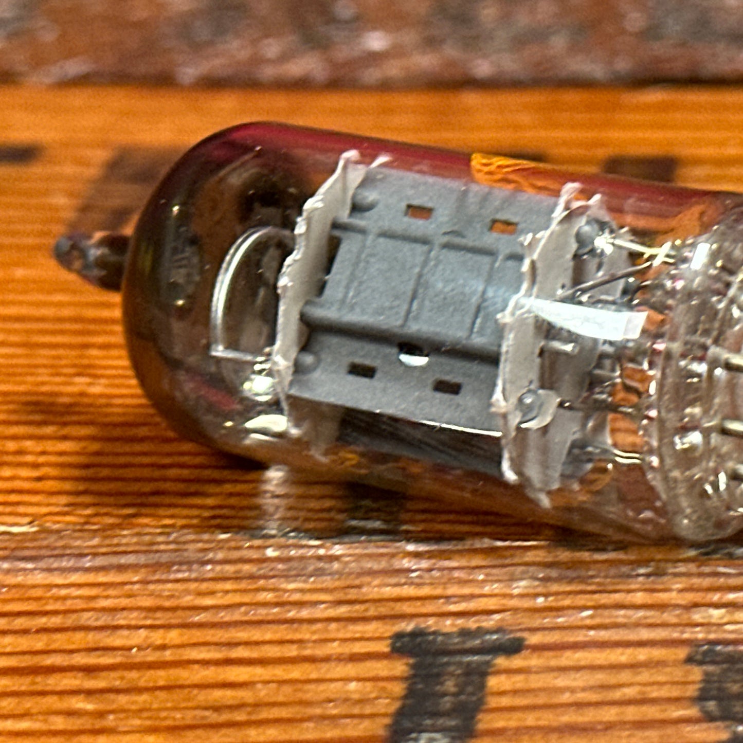 Vintage Amperex 7025 / 12AX7A Preamp Tube 12AX7 ECC83 Valve Orange Globe #274