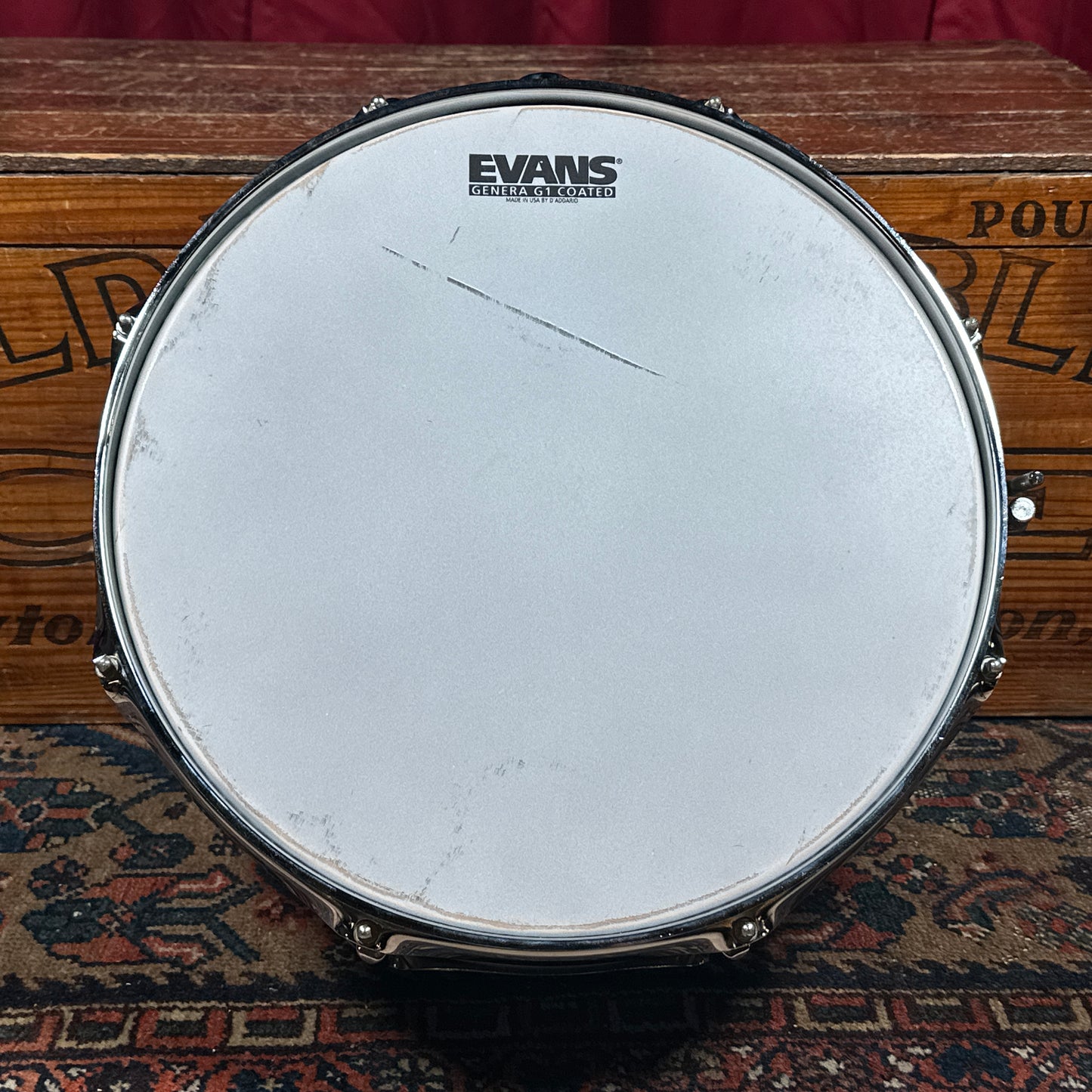 1960s Kent 5.5x14 No. 715 Snare Drum Capri Pearl