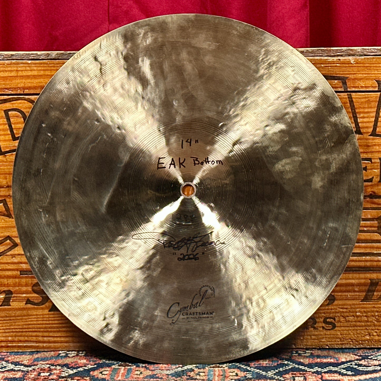 14" Cymbal Craftsman EAK Style Hi-Hat Cymbal Pair 1048g/1298g *Video Demo*