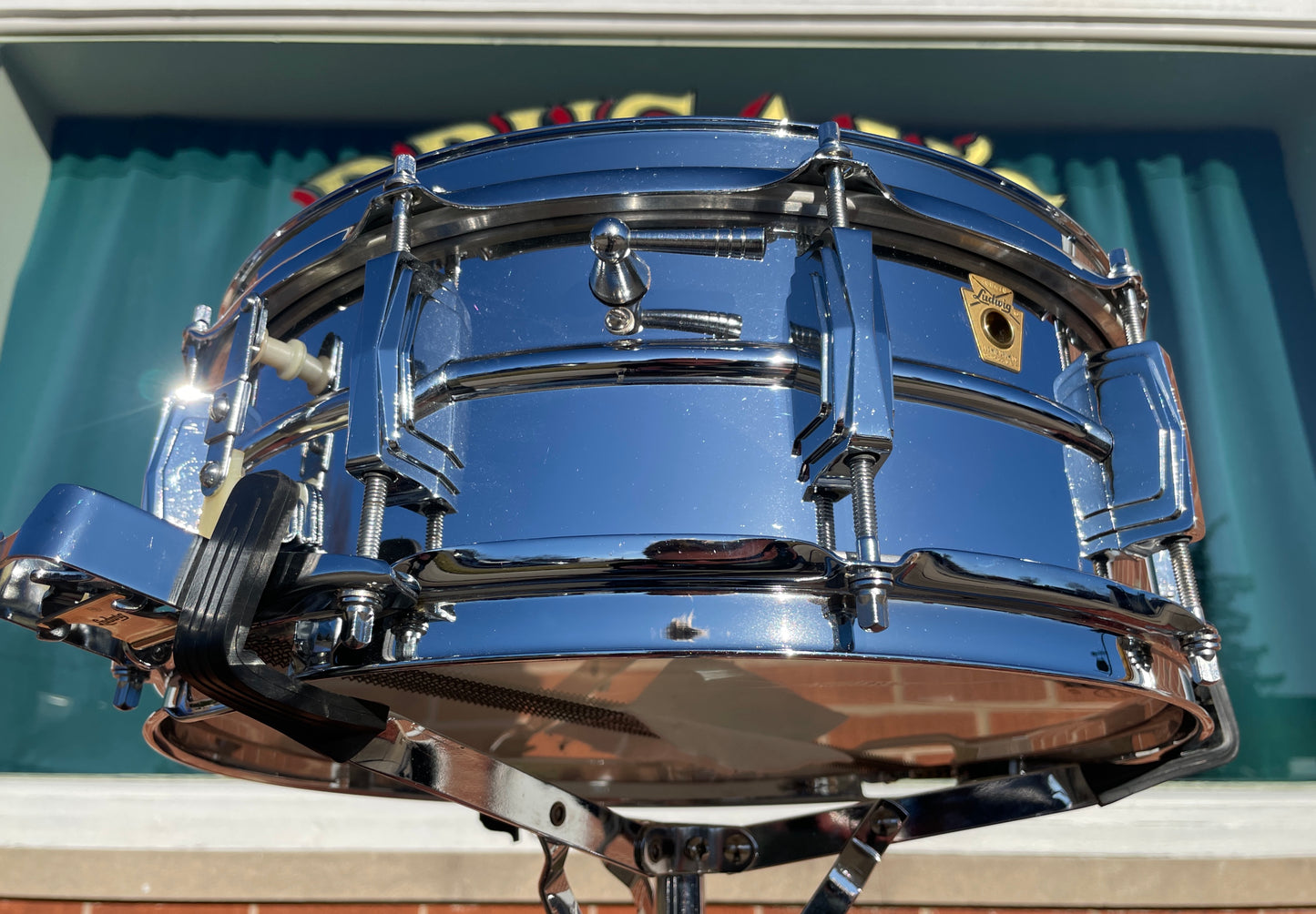 1960s Ludwig 5x14 No. 410 Super Sensitive Snare Drum Supraphonic (COB Hoops)