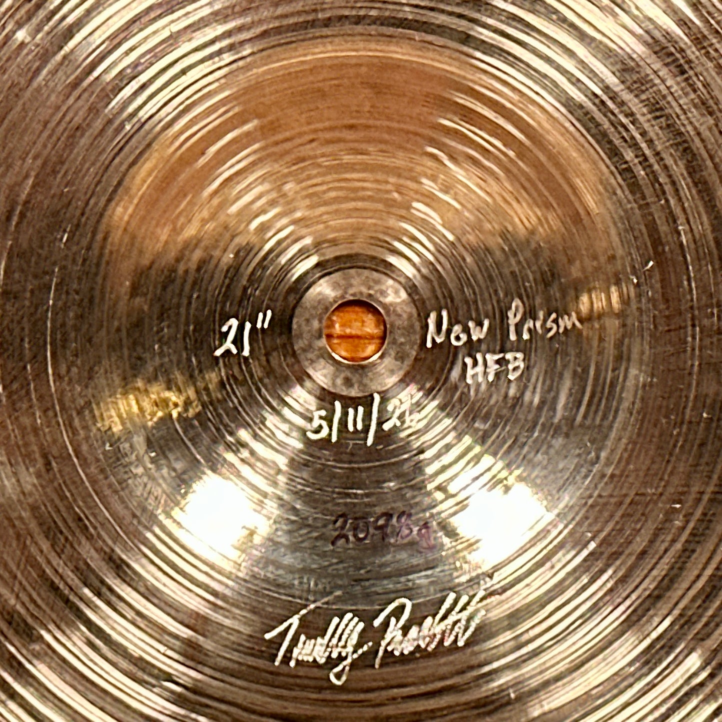 21" Timothy Roberts Prism HFB Ride Cymbal 2098g *Video Demo*