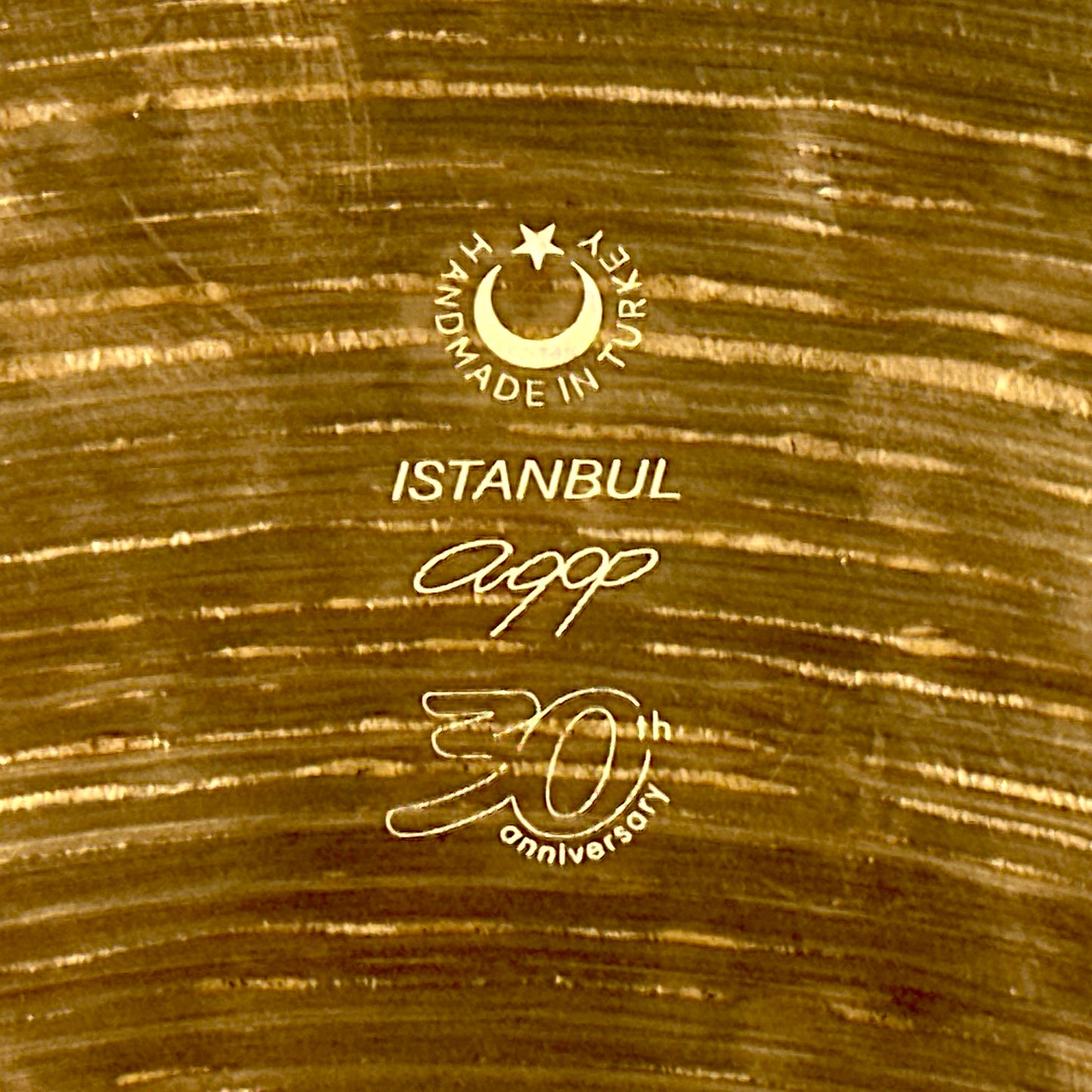 19" Istanbul Agop 30th Anniversary Crash Cymbal 1592g *Video*
