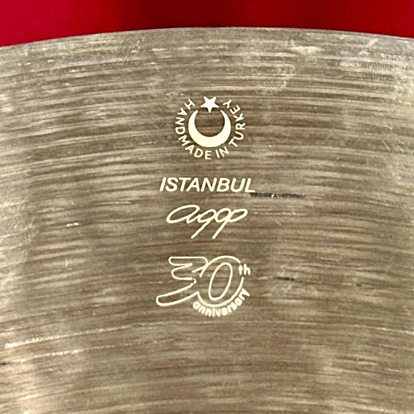 20" Istanbul Agop 30th Anniversary Ride Cymbal 1988g *Video Demo*