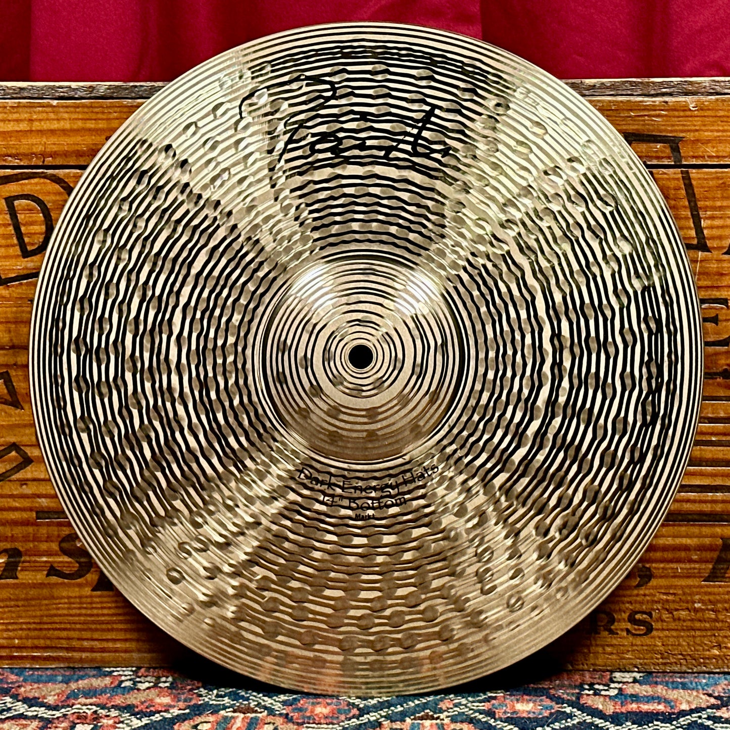 14" Paiste Signature Dark Energy Hi-Hat Cymbal Pair Mark I 968g/1436g *Video*