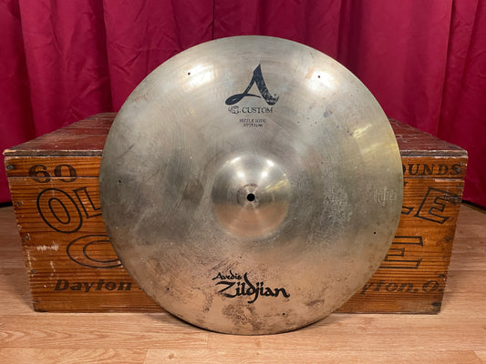 20" Zildjian A Custom Sizzle Ride Cymbal 2264g *Video Demo*