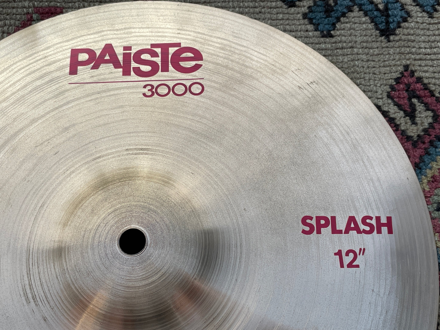 12" Paiste 1980s 3000 Splash Cymbal 508g