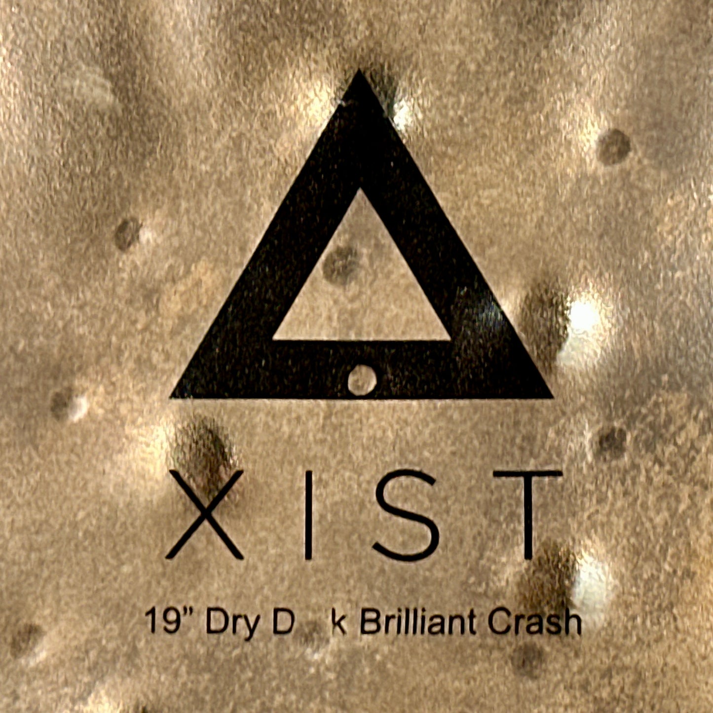19" Istanbul Agop Xist Dry Dark Brilliant Crash Cymbal 1318g *Video*