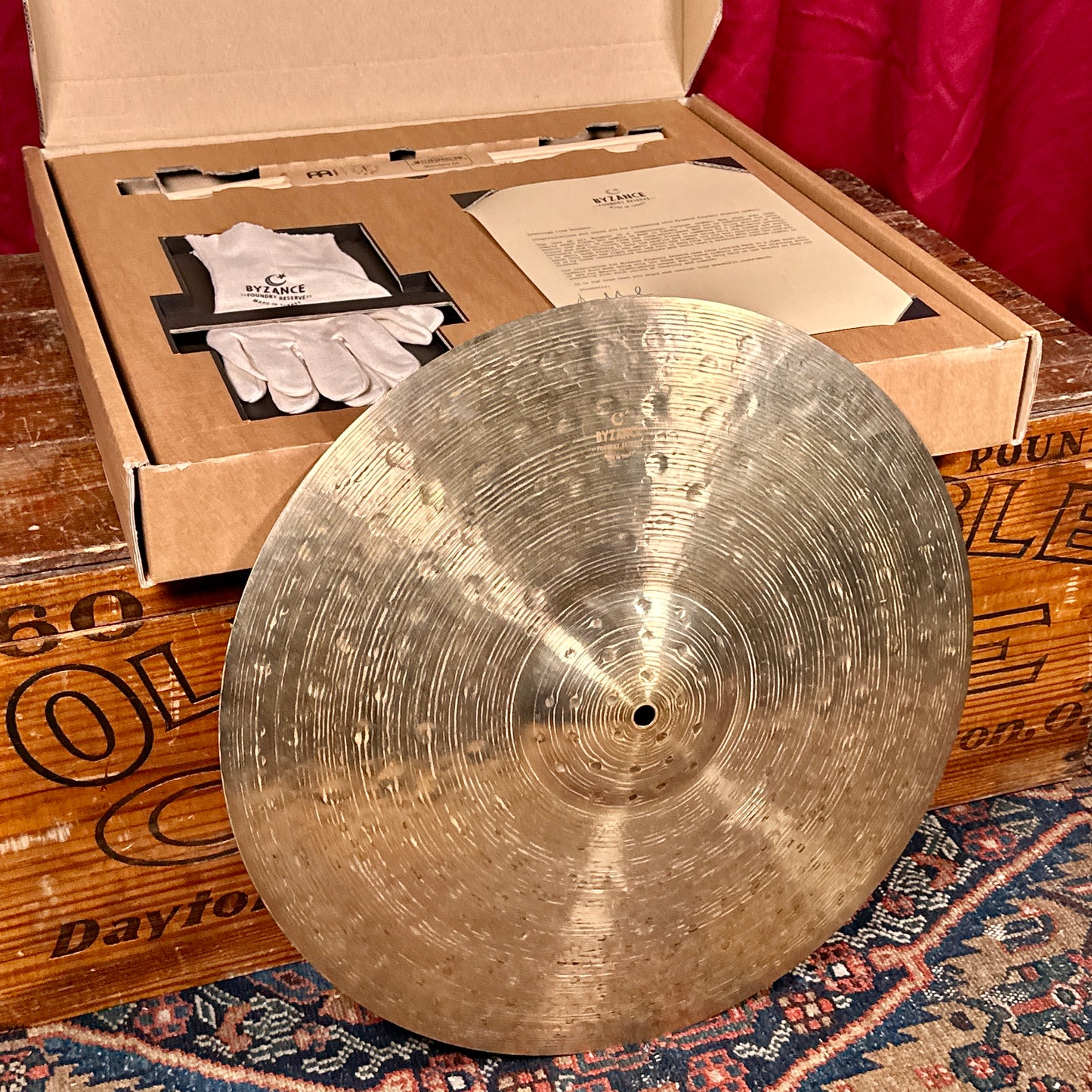 18" Meinl Byzance Foundry Reserve Crash Cymbal 1350g *Video Demo*