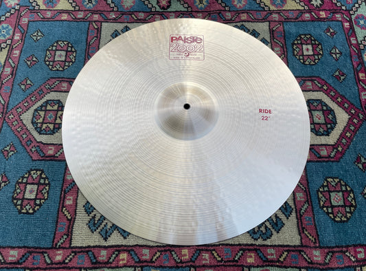22" Paiste 2002 Ride Cymbal 3244g *Video Demo*