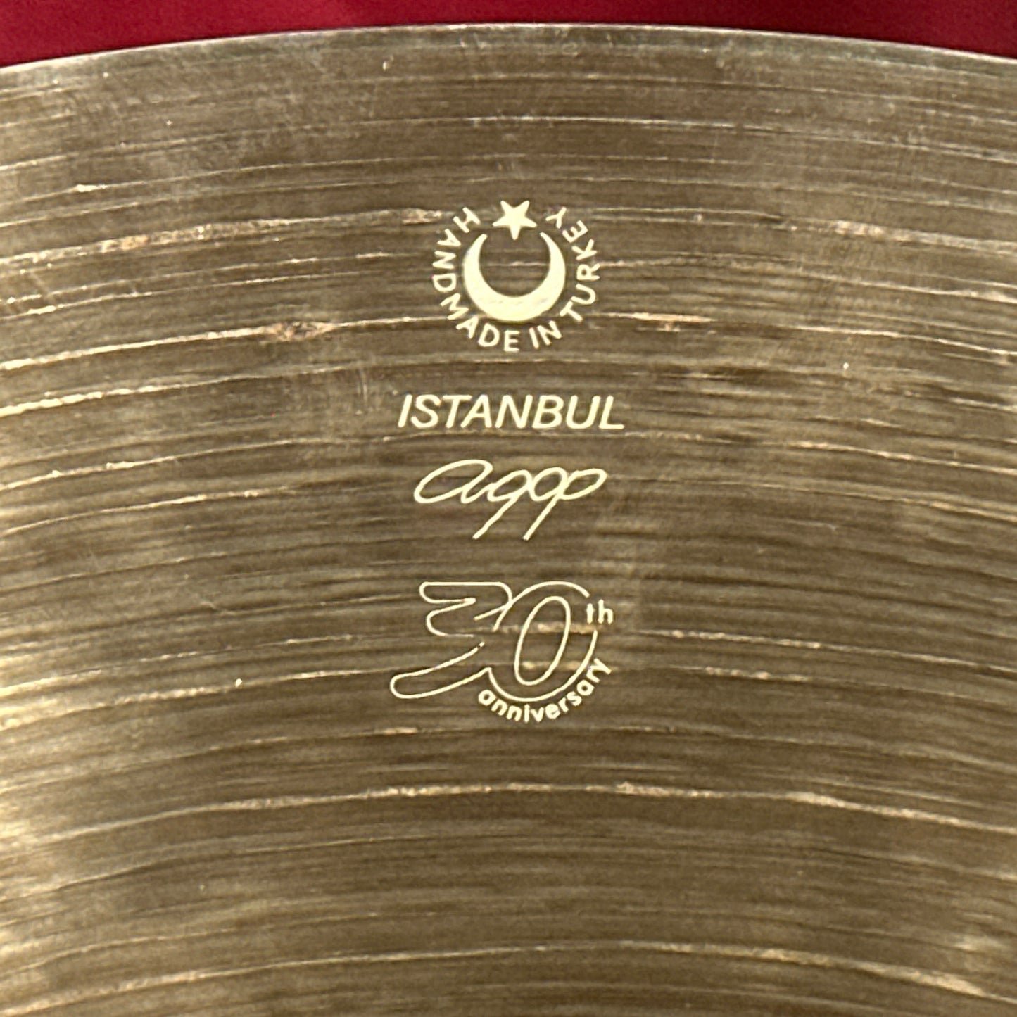 19" Istanbul Agop 30th Anniversary Crash Cymbal 1530g *Video Demo*