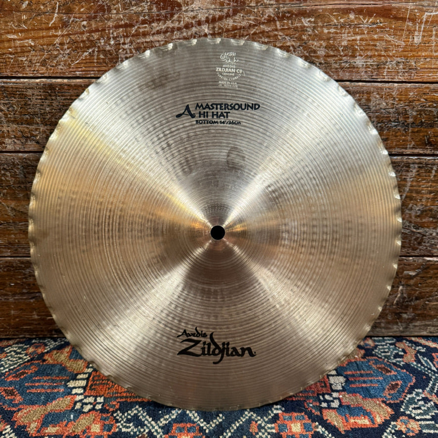 14" Zildjian A Mastersound Hi-Hat Cymbal Pair 1178g/1528g *Video Demo*