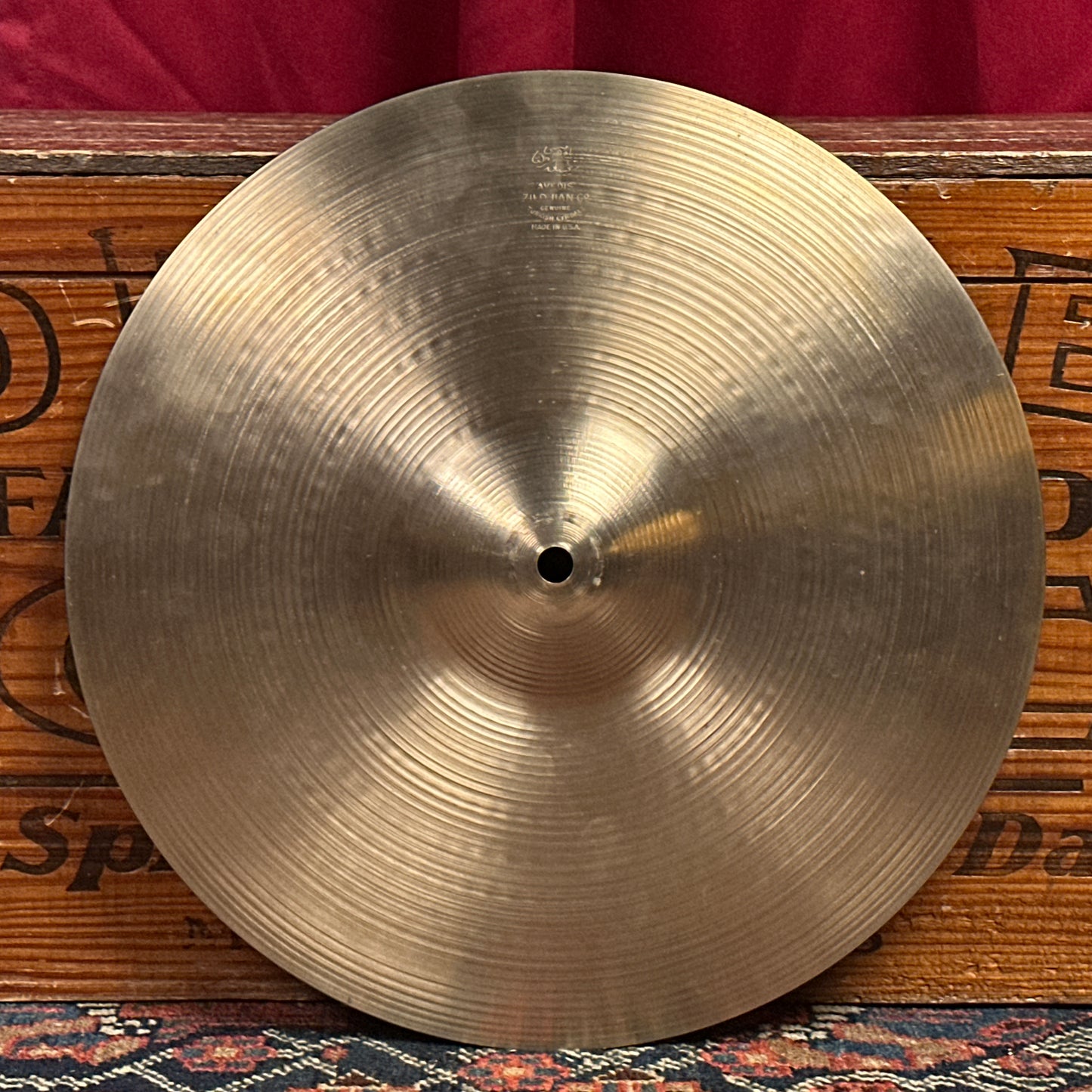 14" Zildjian A 1970s New Beat Hi-Hat Cymbal Pair 990g/1386g Hollow Logo *Video Demo*