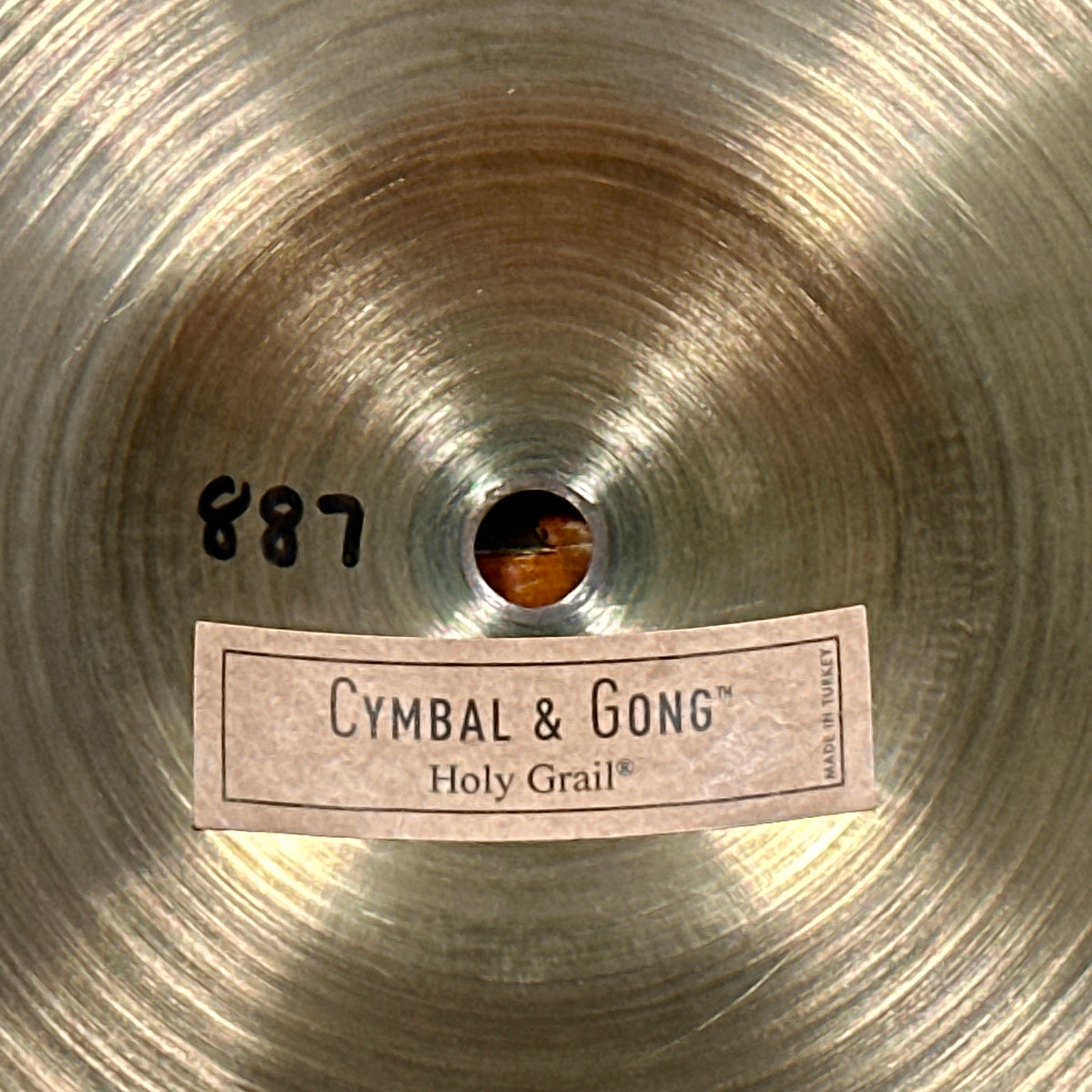 15" Cymbal & Gong Holy Grail Turkish Style Hi-Hat Cymbal Pair 887g/1078g *Video*