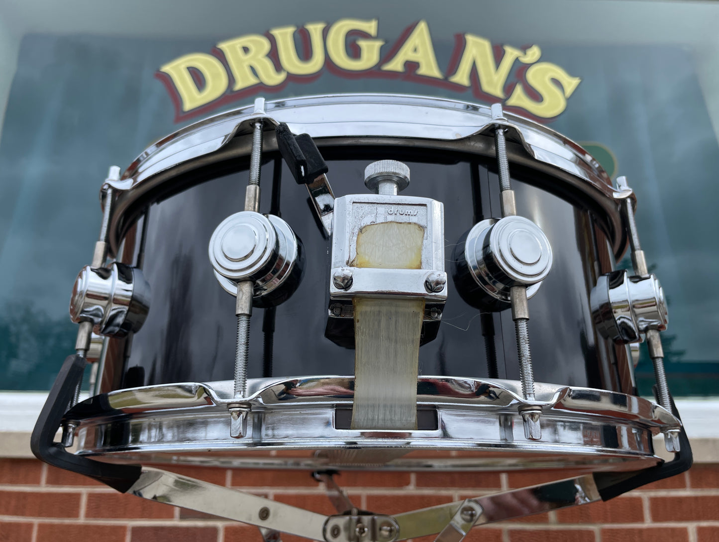 1980s DW Collector's Series 6x14 Snare Drum Black Drum Workshop Keller Shell