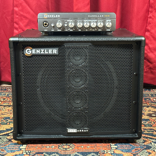 Genzler Magellan 350 Series 2 Bass Array Combo Amplifier w/ BA10-2 Cabinet & Travel Bag