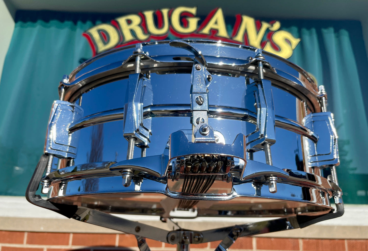 1960s Ludwig 5x14 No. 410 Super Sensitive Snare Drum Supraphonic (COB Hoops)