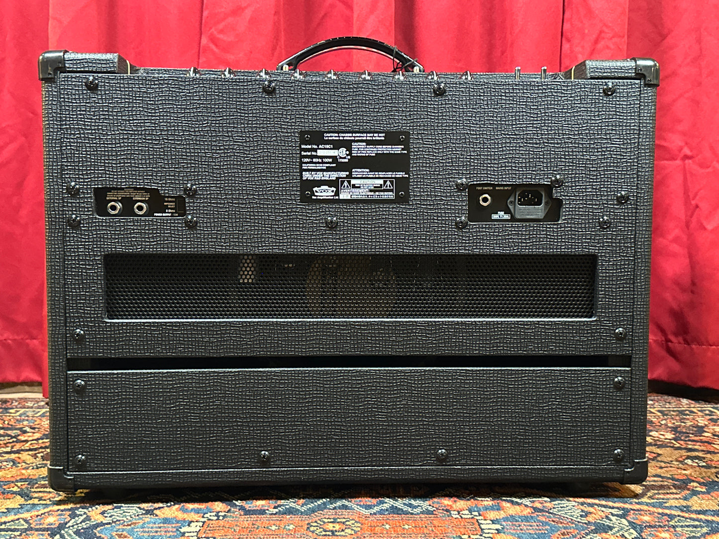 Vox AC15C1 Custom 2-Channel 15w 1x12 Tube Guitar Combo Amplifier