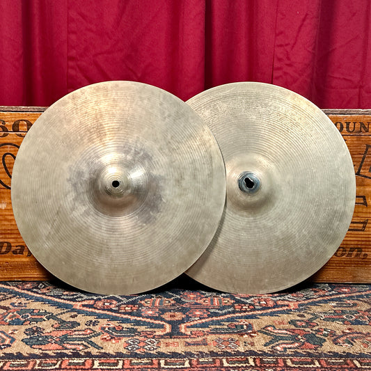 15" Paiste 1960s Ludwig Standard Hi-Hat Cymbal Pair 714g/716g *Video Demo*