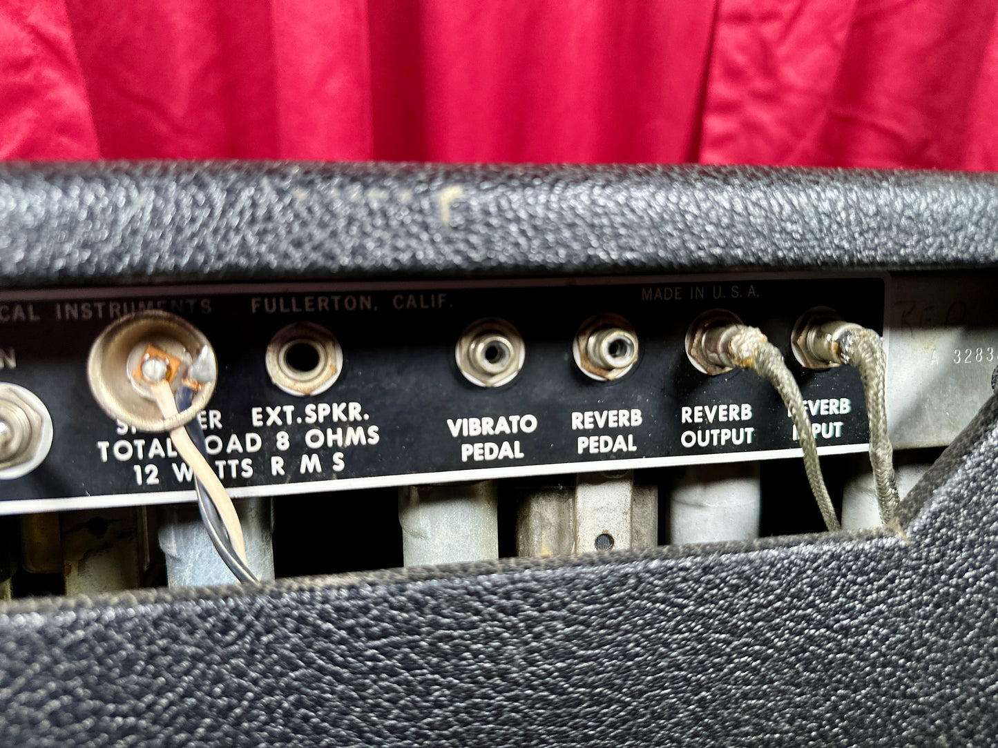 1975 Fender Princeton Reverb 1x10 Combo Guitar Amplifier