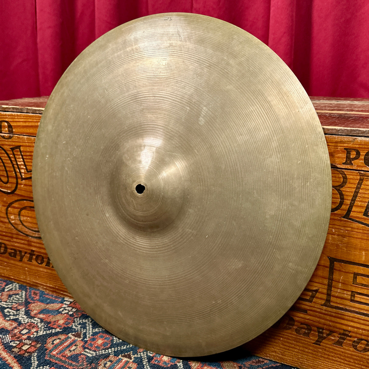 18" Zildjian A 1950s Small Stamp Crash Ride Cymbal 1392g*Video*