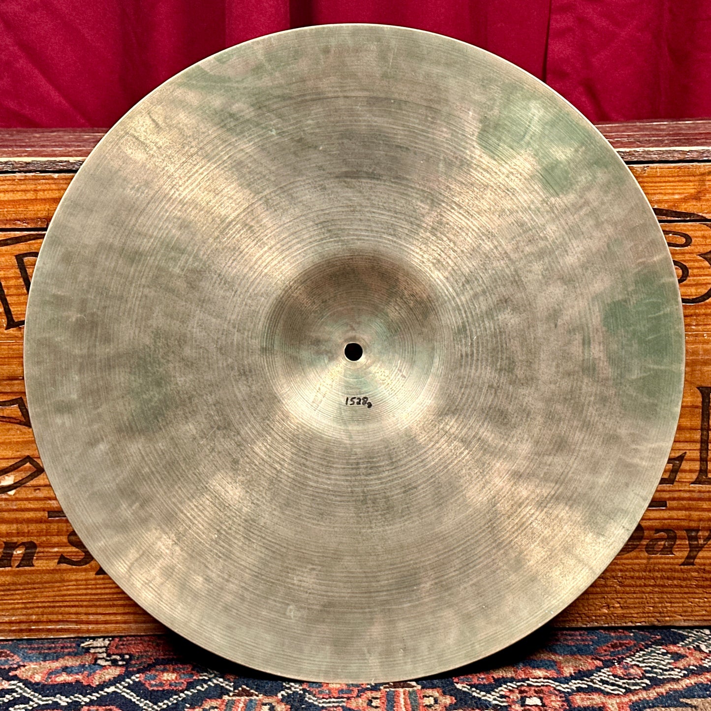 16" K. Zildjian Istanbul 1950s-1960s Intermediate Stamp Ride Cymbal 1528g *Video Demo*