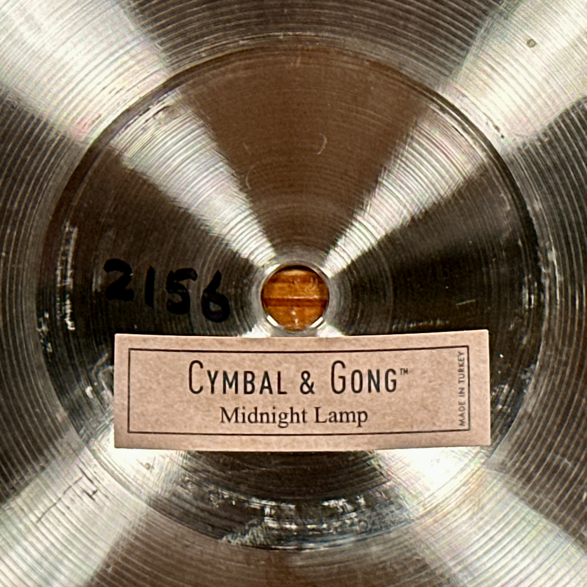 22" Cymbal & Gong Midnight Lamp Crash / Ride Cymbal 2156g *Video*
