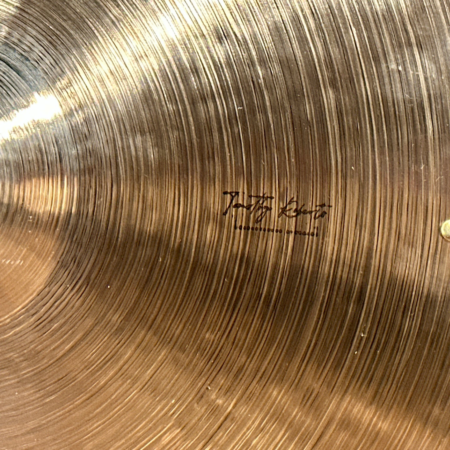 20" Timothy Roberts Tributary Ride Cymbal w/ 6 Rivets 1893g *Video*