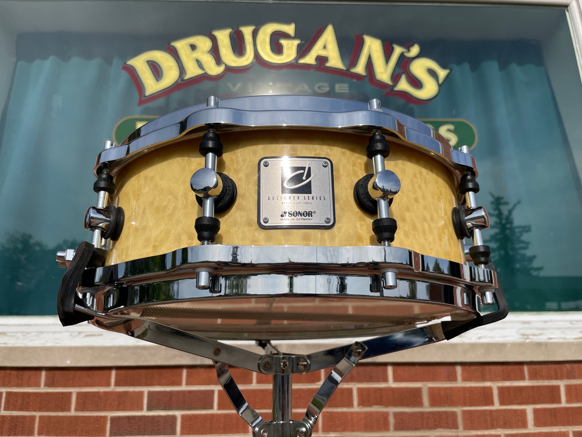 Sonor Designer Series Snare Drum Birdseye Maple