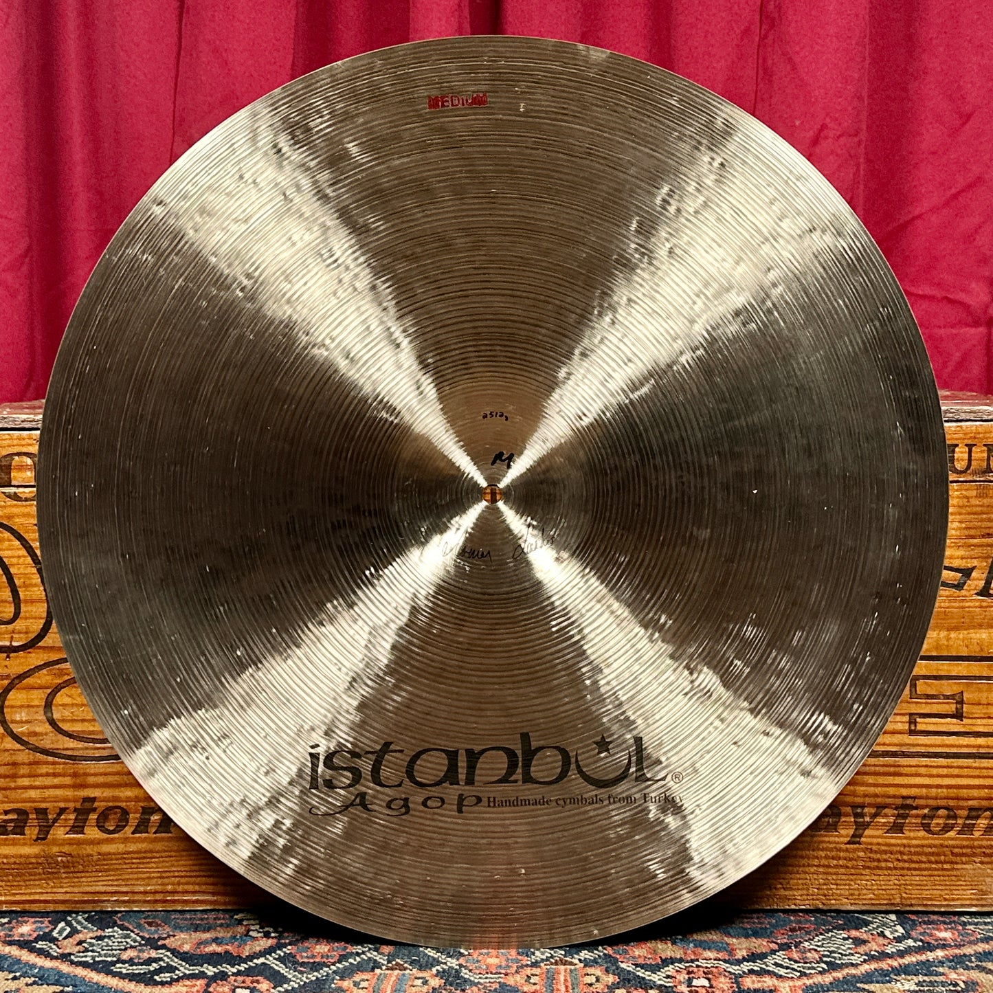22" Istanbul Agop Traditional Medium Jazz Ride Cymbal 2512g *Video Demo*
