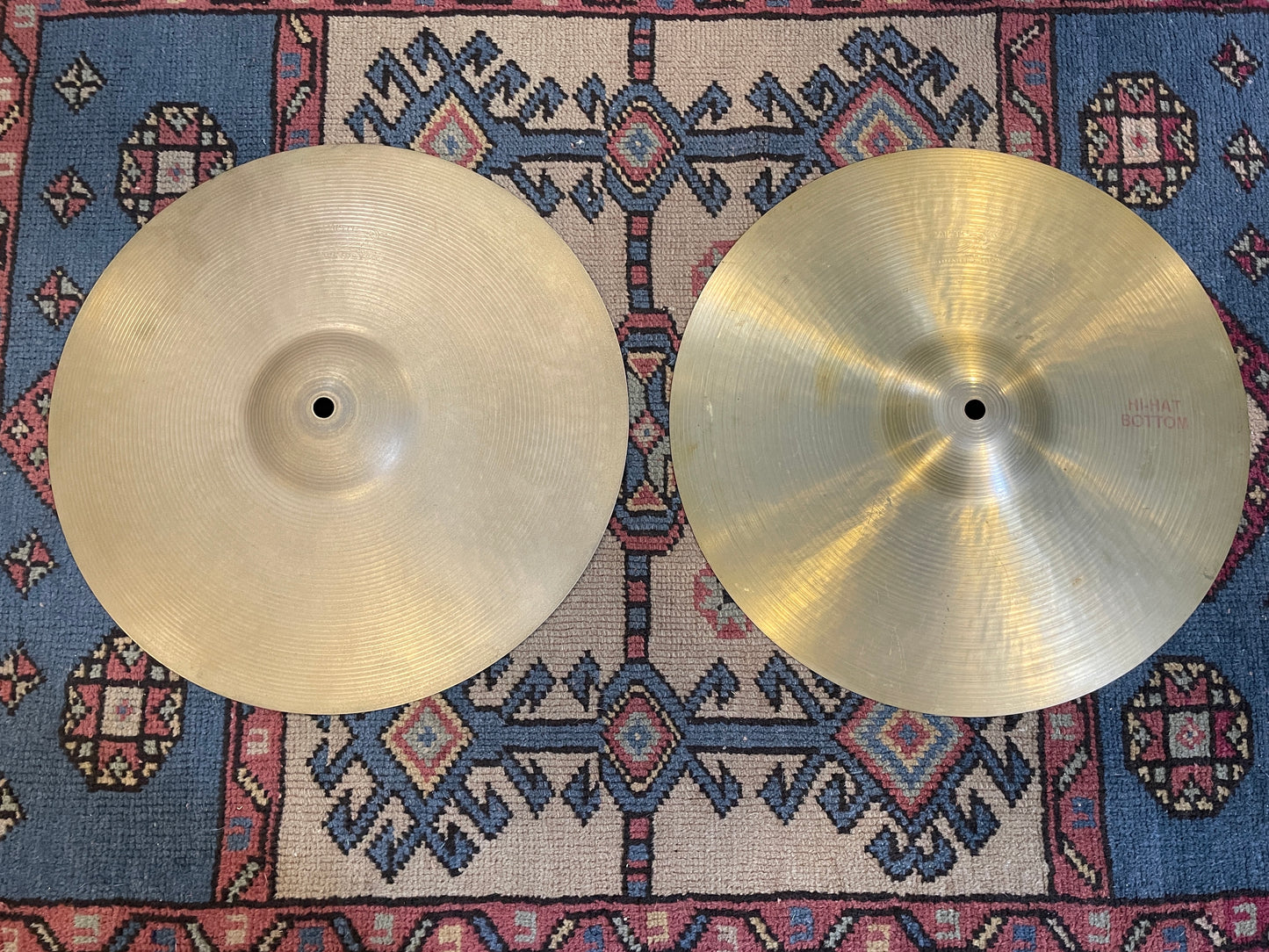 14" Paiste Pre-Serial 602 Hi-Hat Cymbal Pair 828g/958g