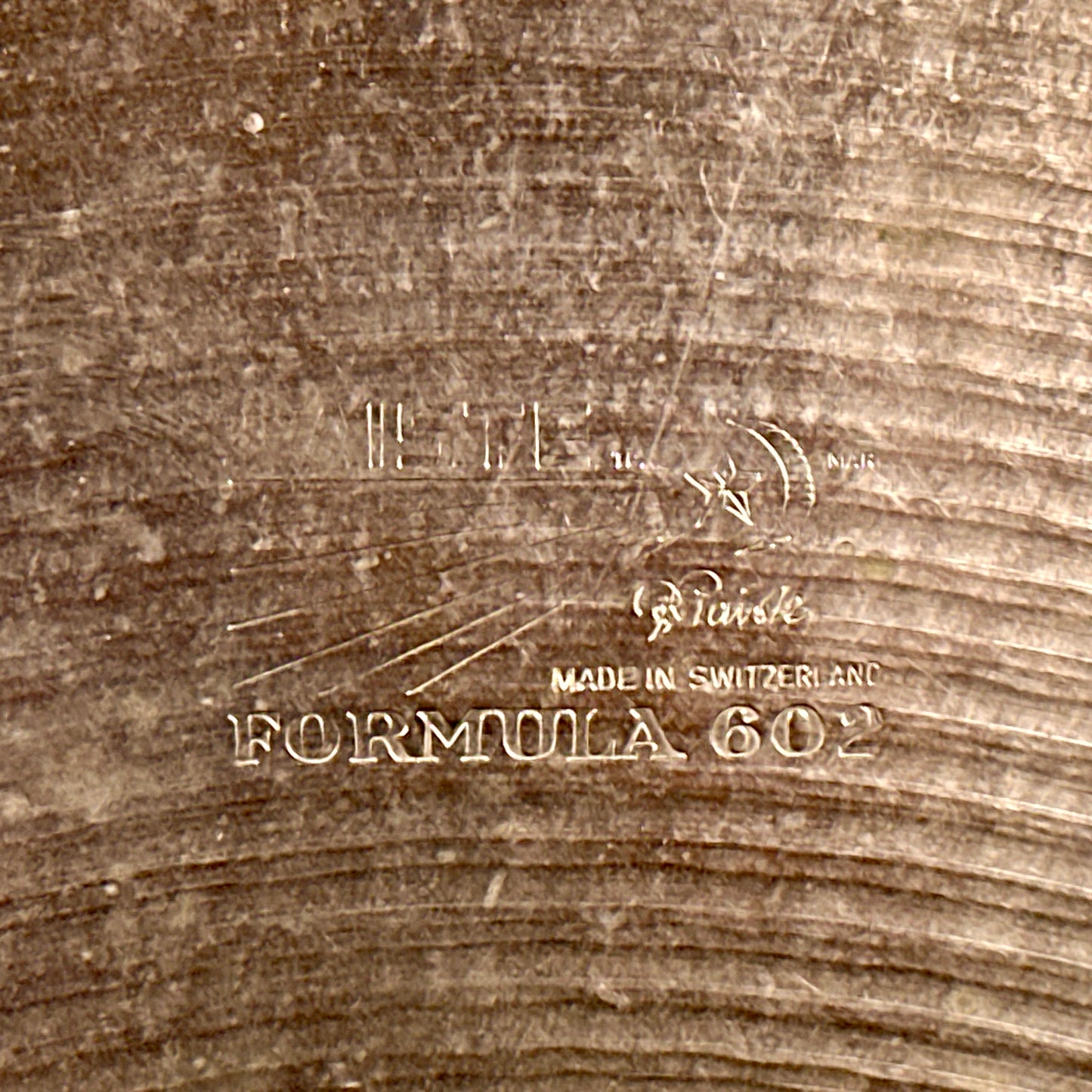 22" Paiste Formula 602 Pre-Serial 1960s Ride Cymbal 2986g *Video Demo*