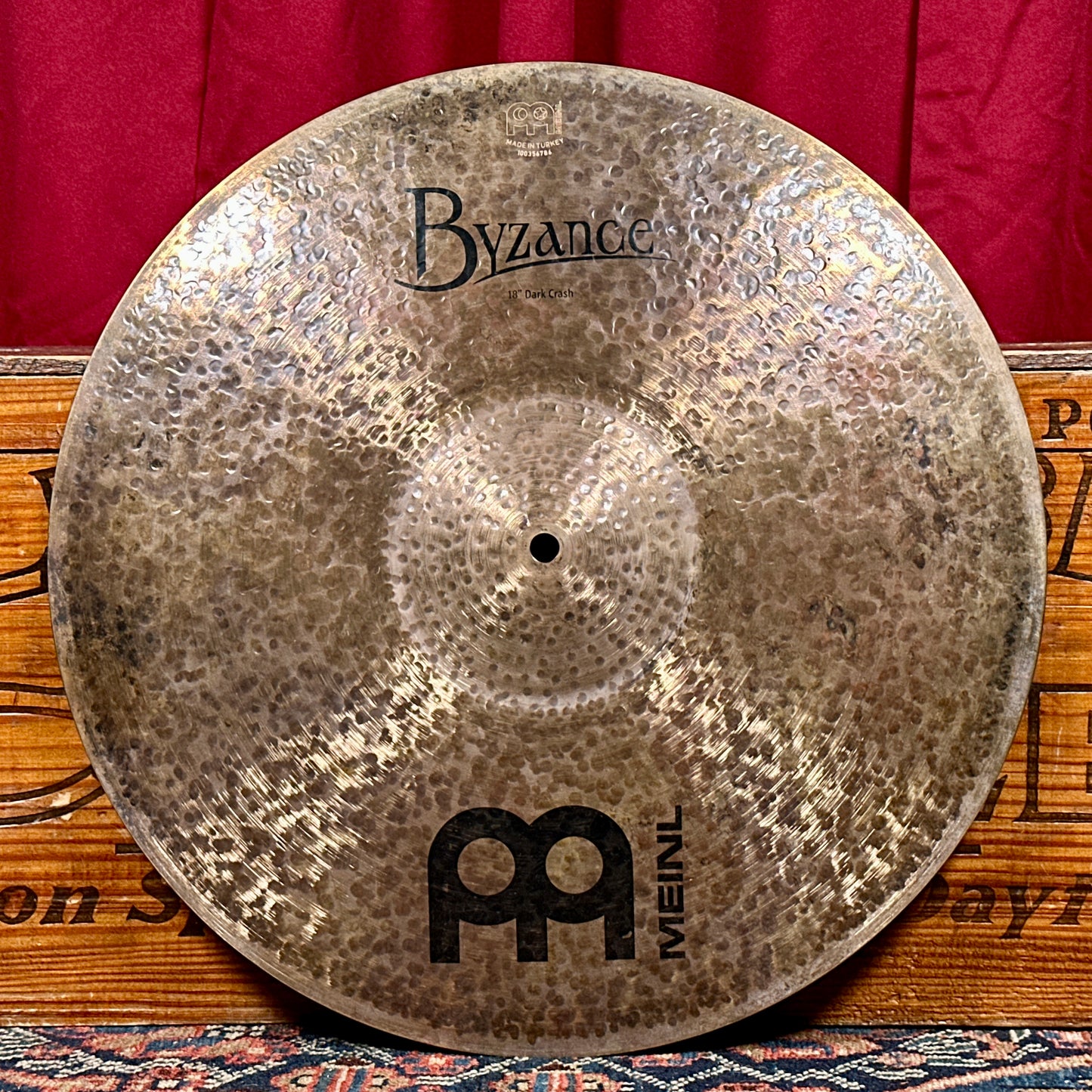 18" Meinl B18DAC Byzance Dark Crash Cymbal 1508g *Video*