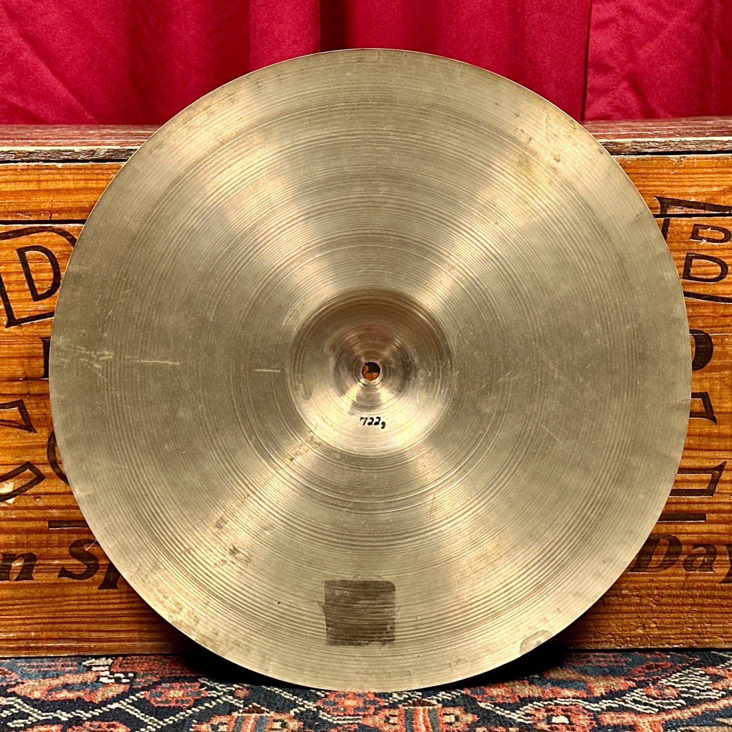 15" Zildjian A 1940s Trans Stamp "Paper Thin" Hi-Hat Cymbal Pair 722g/810g *Video Demo*