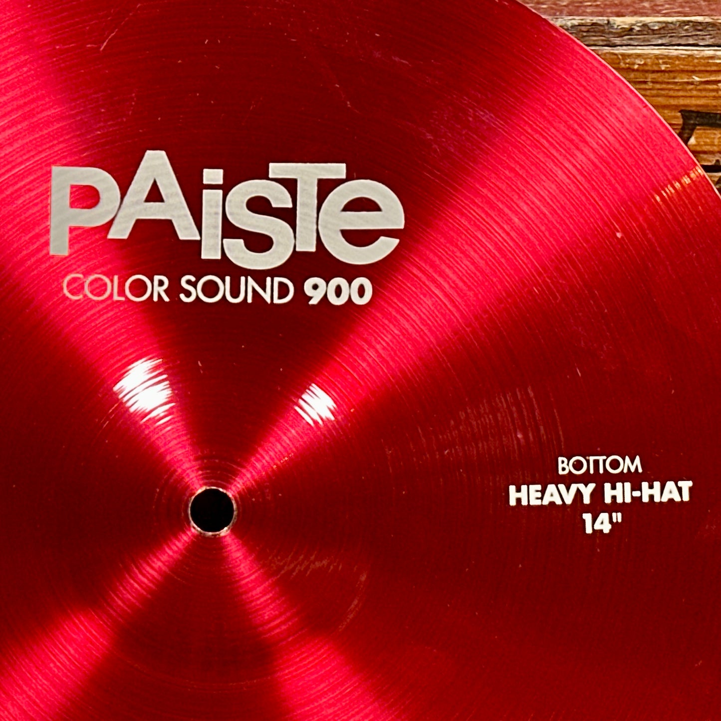 14" Paiste Red Color Sound 900 Hi-Hat Cymbal Pair 956g/1308g *Video Demo*