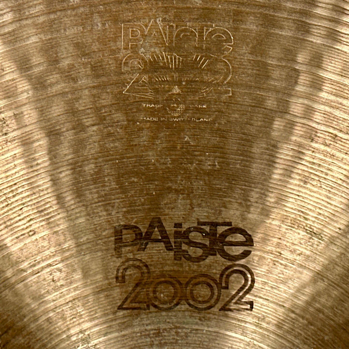 22" Paiste 1976 Black Label 2002 Ride Cymbal 3026g *Video Demo*