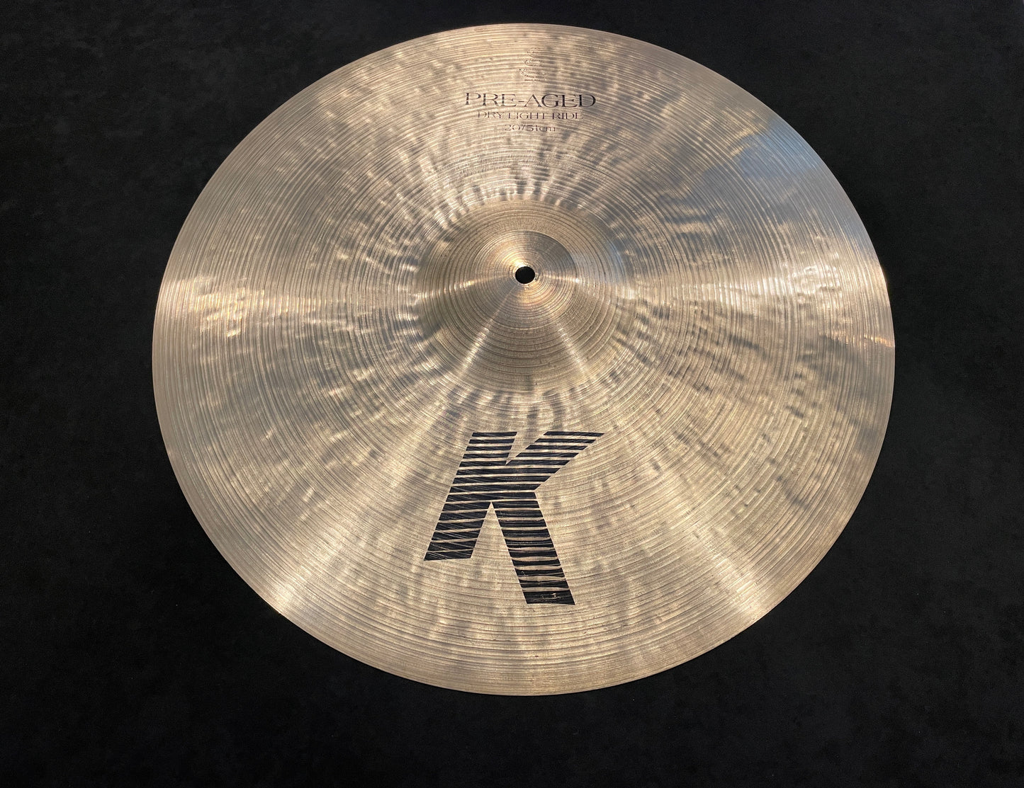 20" Zildjian K Pre-Aged Dry Light Ride Cymbal 2056g *Video Demo*