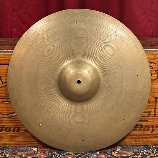 18" Zildjian A 1940s Trans Stamp Sizzle Crash Ride Cymbal w/ Rivets 1398g *Video Demo*