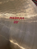 20" Paiste 2002 Medium Crash Ride Cymbal 2034g