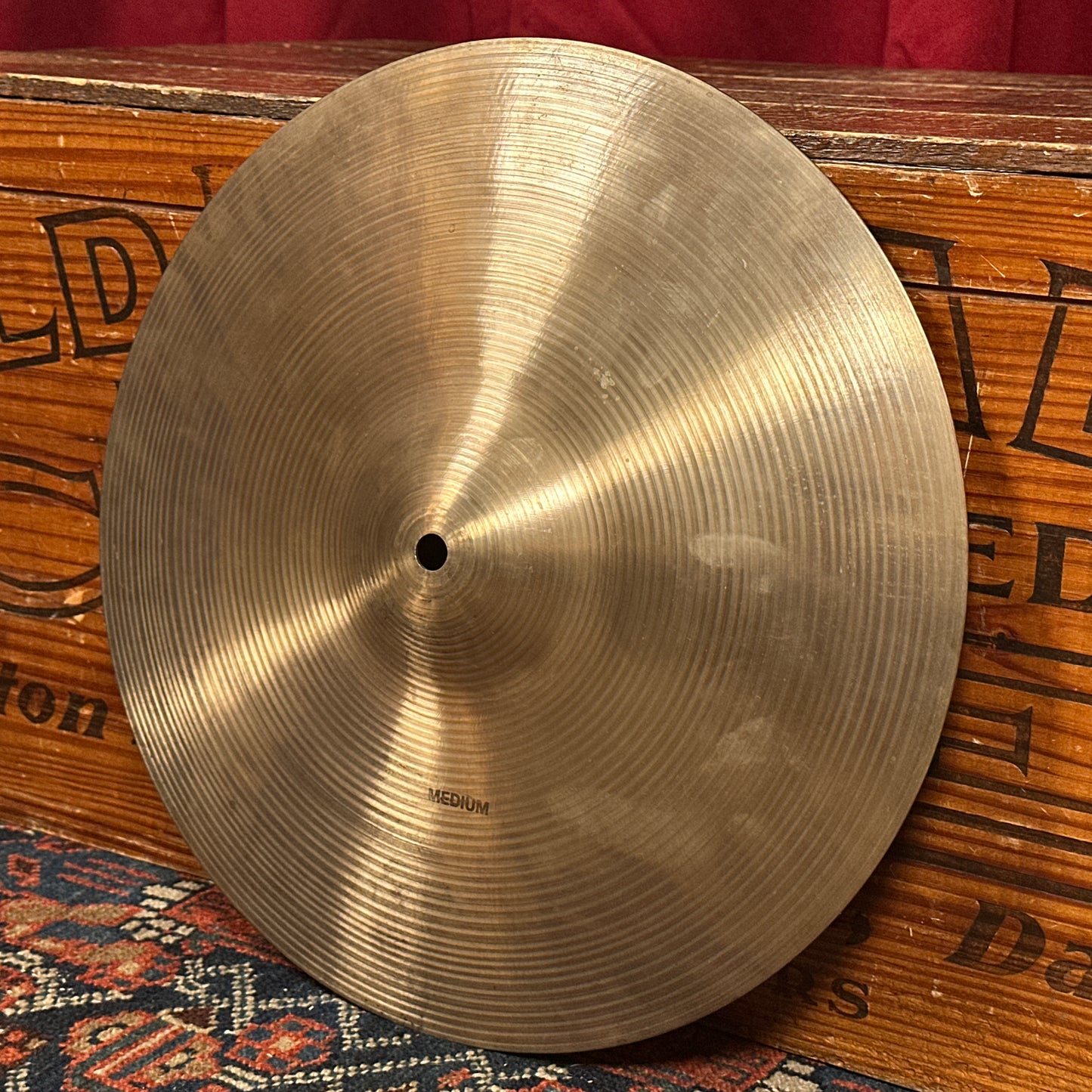 14" Ajaha Medium Hi-Hat Cymbal Pair 774g/788g Pre-UFIP Made In Italy *Video Demo*