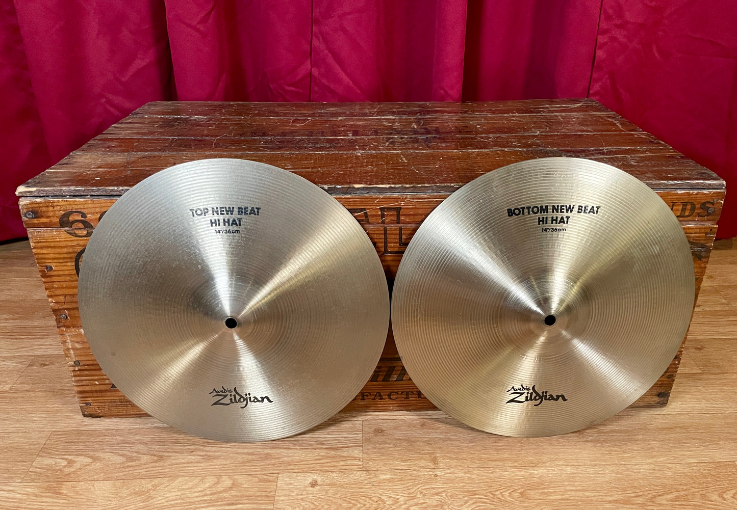 14" Zildjian A New Beat Hi-Hat Cymbal Pair 1034g/1390g