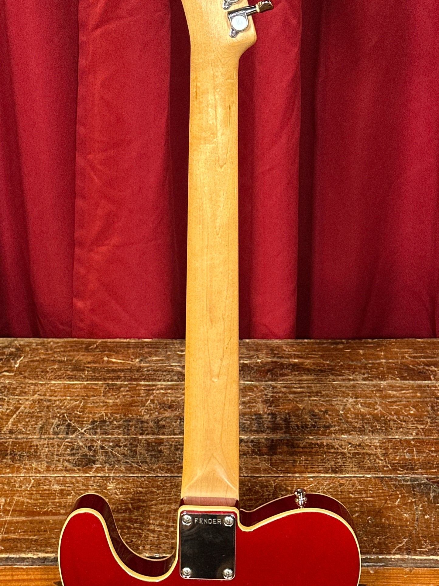 Allparts Double Bound Telecaster-Style Electric Guitar Candy Apple Red w/ EMG Pickups Partscaster