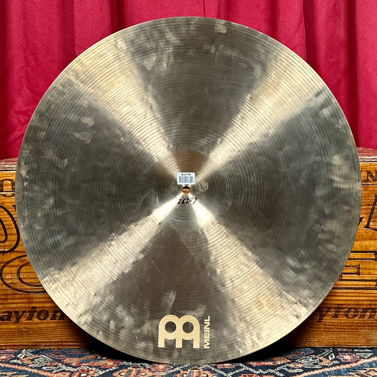 22" Meinl Byzance Jazz Tradition Ride Cymbal 2620g