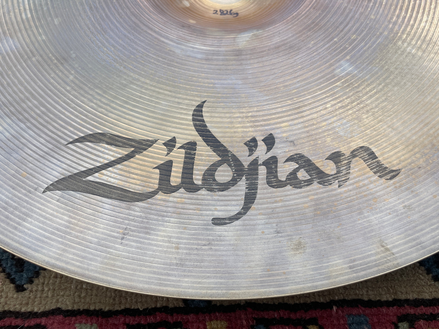 20" Zildjian A 1980s Rock Ride Cymbal 2826g *Video Demo*
