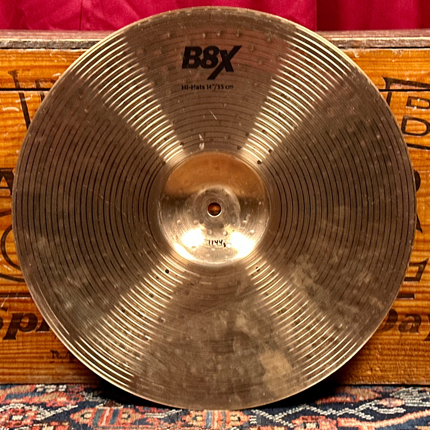 14" Sabian B8X Hi-Hat Cymbal Pair 972g/1144g