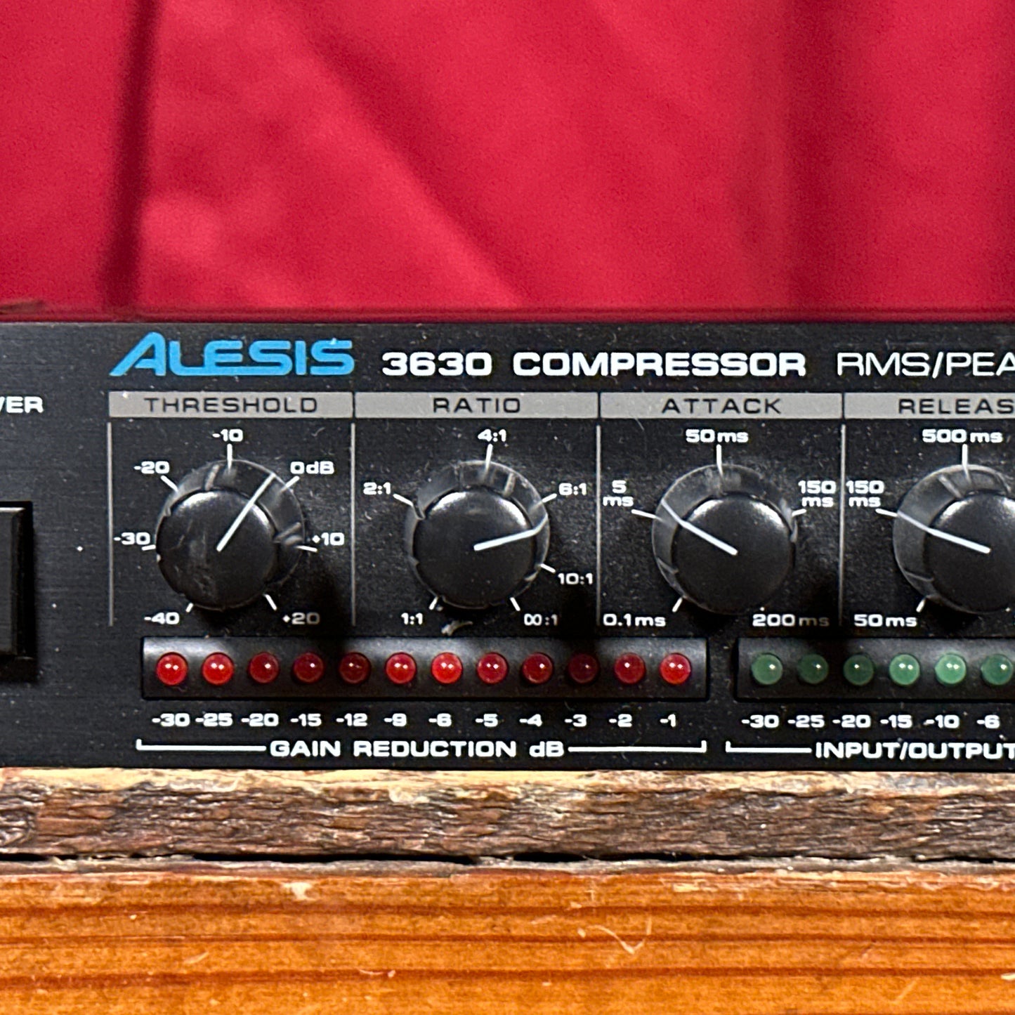 1990s Alesis 3630 Dual Channel Compressor / Limiter with Gate